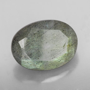 Labradorite multicolore naturelle coupe ovale, 10,81 ct, translucide