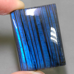 Labradorite Multicolore naturelle Baquette, 111.35 ct, Translucide