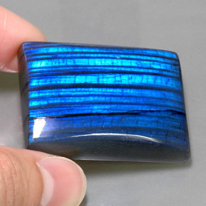 Labradorite Multicolore naturelle Baquette, 111.35 ct, Translucide