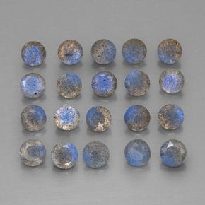 Achetez naturel ct Multicolore Labradorite gems, Transparent, En provenance Madagascar chez GemSelect. En stock, livraison internationale!