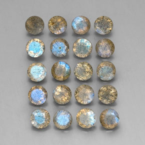 Achetez naturel ct multicolore labradorite gems, transparent, en provenance madagascar chez gemselect. en stock, livraison internationale!