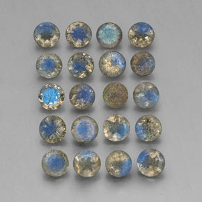 Achetez naturel ct multicolore labradorite gems, transparent, en provenance madagascar chez gemselect. en stock, livraison internationale!