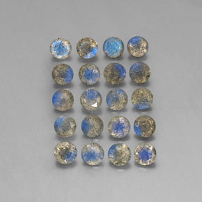 Achetez naturel ct multicolore labradorite gems, transparent, en provenance madagascar chez gemselect. en stock, livraison internationale!