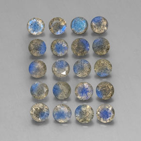 Achetez naturel ct multicolore labradorite gems, transparent, en provenance madagascar chez gemselect. en stock, livraison internationale!