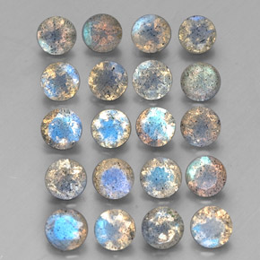 Achetez naturel ct multicolore labradorite gems, transparent, en provenance madagascar chez gemselect. en stock, livraison internationale!
