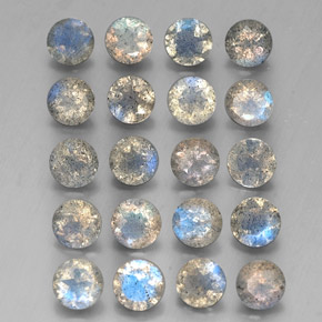 Achetez naturel ct multicolore labradorite gems, transparent, en provenance madagascar chez gemselect. en stock, livraison internationale!