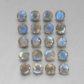 Achetez naturel ct Multicolore Labradorite gems, Transparent, En provenance Madagascar chez GemSelect. En stock, livraison internationale!