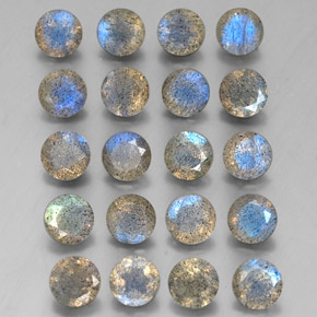 Achetez naturel ct Multicolore Labradorite gems, Transparent, En provenance Madagascar chez GemSelect. En stock, livraison internationale!