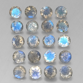 Achetez naturel ct multicolore labradorite gems, transparent, en provenance madagascar chez gemselect. en stock, livraison internationale!