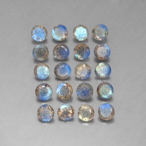 Achetez naturel ct Multicolore Labradorite gems, Transparent, En provenance Madagascar chez GemSelect. En stock, livraison internationale!