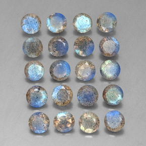 Achetez naturel ct Multicolore Labradorite gems, Transparent, En provenance Madagascar chez GemSelect. En stock, livraison internationale!