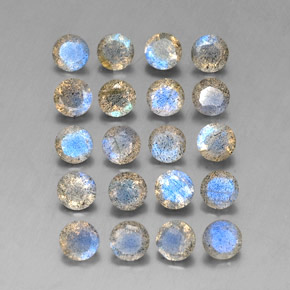 Achetez naturel ct Multicolore Labradorite gems, Transparent, En provenance Madagascar chez GemSelect. En stock, livraison internationale!