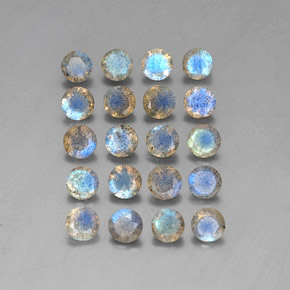 Achetez naturel ct multicolore labradorite gems, transparent, en provenance madagascar chez gemselect. en stock, livraison internationale!