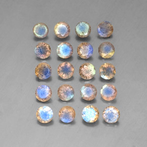 Achetez naturel ct multicolore labradorite gems, transparent, en provenance madagascar chez gemselect. en stock, livraison internationale!