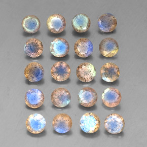 Achetez naturel ct multicolore labradorite gems, transparent, en provenance madagascar chez gemselect. en stock, livraison internationale!