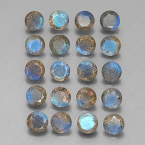 Achetez naturel ct multicolore labradorite gems, transparent, en provenance madagascar chez gemselect. en stock, livraison internationale!