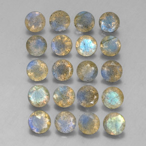 Achetez naturel ct Multicolore Labradorite gems, Transparent, En provenance Madagascar chez GemSelect. En stock, livraison internationale!