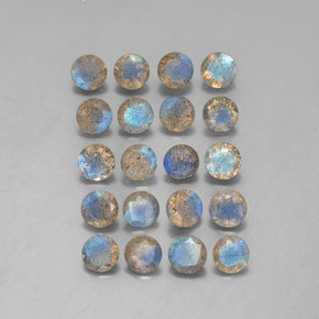 Achetez naturel ct Multicolore Labradorite gems, Transparent, En provenance Madagascar chez GemSelect. En stock, livraison internationale!