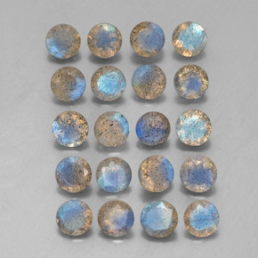 Achetez naturel ct Multicolore Labradorite gems, Transparent, En provenance Madagascar chez GemSelect. En stock, livraison internationale!
