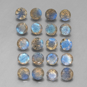 Achetez naturel ct multicolore labradorite gems, transparent, en provenance madagascar chez gemselect. en stock, livraison internationale!