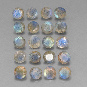 Achetez naturel ct multicolore labradorite gems, transparent, en provenance madagascar chez gemselect. en stock, livraison internationale!