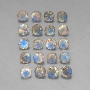Achetez naturel ct multicolore labradorite gems, transparent, en provenance madagascar chez gemselect. en stock, livraison internationale!