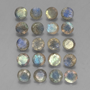 Achetez naturel ct multicolore labradorite gems, transparent, en provenance madagascar chez gemselect. en stock, livraison internationale!