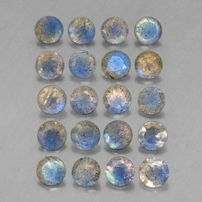 Achetez naturel ct multicolore labradorite gems, transparent, en provenance madagascar chez gemselect. en stock, livraison internationale!