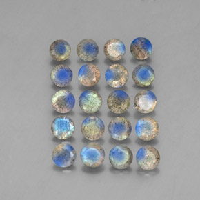 Achetez naturel ct Multicolore Labradorite gems, Transparent, En provenance Madagascar chez GemSelect. En stock, livraison internationale!