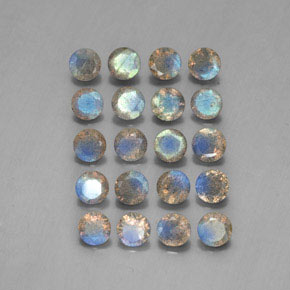 Achetez naturel ct multicolore labradorite gems, transparent, en provenance madagascar chez gemselect. en stock, livraison internationale!