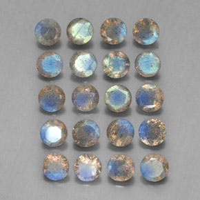 Achetez naturel ct multicolore labradorite gems, transparent, en provenance madagascar chez gemselect. en stock, livraison internationale!