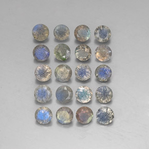 Achetez naturel ct multicolore labradorite gems, transparent, en provenance madagascar chez gemselect. en stock, livraison internationale!
