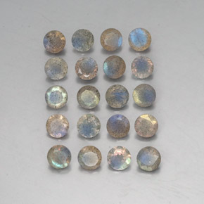 Achetez naturel ct multicolore labradorite gems, transparent, en provenance madagascar chez gemselect. en stock, livraison internationale!