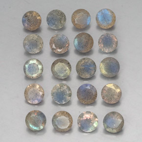 Achetez naturel ct multicolore labradorite gems, transparent, en provenance madagascar chez gemselect. en stock, livraison internationale!