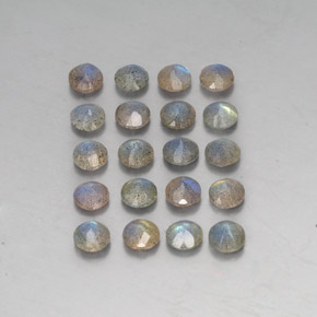 Achetez naturel ct multicolore labradorite gems, transparent, en provenance madagascar chez gemselect. en stock, livraison internationale!