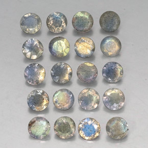 Achetez naturel ct multicolore labradorite gems, transparent, en provenance madagascar chez gemselect. en stock, livraison internationale!