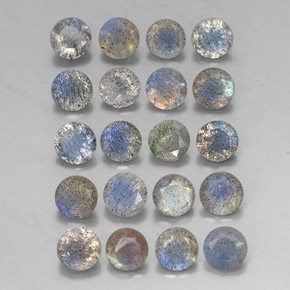 Achetez naturel ct multicolore labradorite gems, transparent, en provenance madagascar chez gemselect. en stock, livraison internationale!