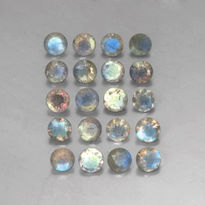 Achetez naturel ct multicolore labradorite gems, transparent, en provenance madagascar chez gemselect. en stock, livraison internationale!