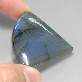 Labradorite multicolore naturelle forme fantaisie, 55,17 ct, translucide