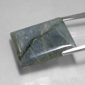 Labradorite Multicolore naturelle Baquette, 36.48 ct, Translucide