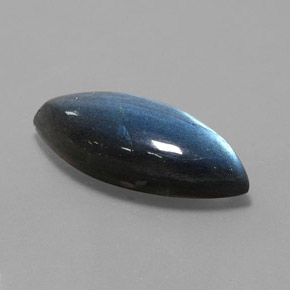 Labradorite multicolore naturelle marquise, 19,29 ct, translucide
