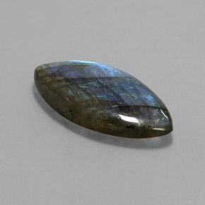 Labradorite multicolore naturelle transparent, 15,62 ct, transparent / translucide
