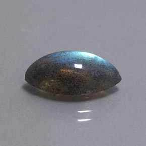 Labradorite Multicolore naturelle Transparent, 4.83 ct, Transparent / Translucide