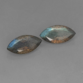 Achetez naturel ct éclat bleu gris labradorite gems, transparent, en provenance madagascar chez gemselect. en stock, livraison internationale!