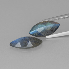 Achetez naturel ct bleue labradorite gems, transparent, en provenance madagascar chez gemselect. en stock, livraison internationale!