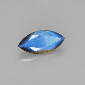 Labradorite bleue naturelle transparent, 2,30 ct, transparent / translucide