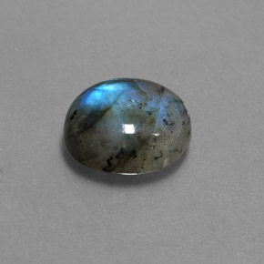 Labradorite Multicolore naturelle Coupe ovale, 4.06 ct, Translucide
