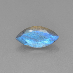 Labradorite bleue naturelle transparent, 2,15 ct, transparent / translucide