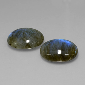 Achetez naturel ct bleue labradorite gems, coupe ovale, en provenance madagascar chez gemselect. en stock, livraison internationale!