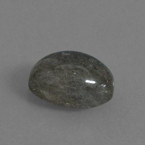 Labradorite Éclat Bleu Gris naturelle Coupe ovale, 5.82 ct, Translucide